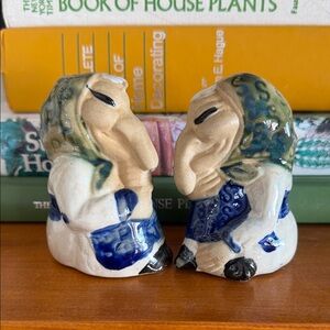Vintage baba kitchen witch shakers